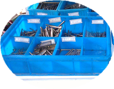 Stainless steel special double-head bolts with nylok for elctronics