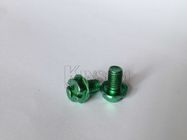 Phillips slot indented hexagon washer special machine screws with color zinc plated