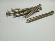 Countersunk phillips head machine screws in beam end 45° angle