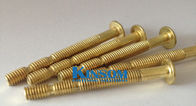 Brass plated Snap off thread phillips bolts kitchen cabinet handle door special bolts
