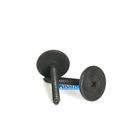 Special self tapping screws with cross recessed phillips big flat head  black zinc nickel coating