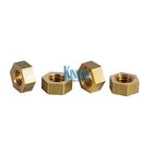 Copper Brass hex fine thin nuts bolt and nut M2 M3 M4 M5 kinsom fasteners plain