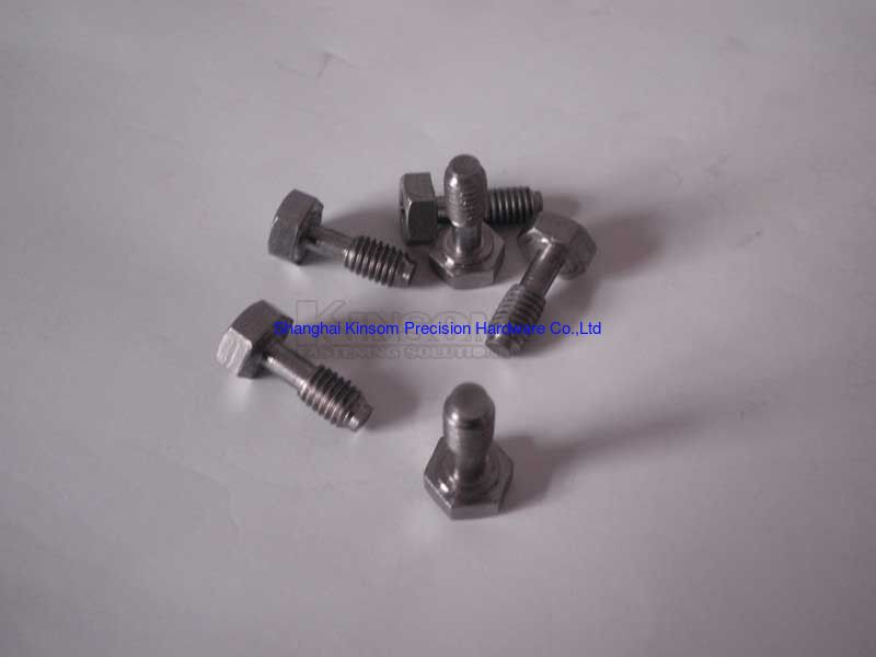Cross recessed hexagon half thread special bolts for machinery