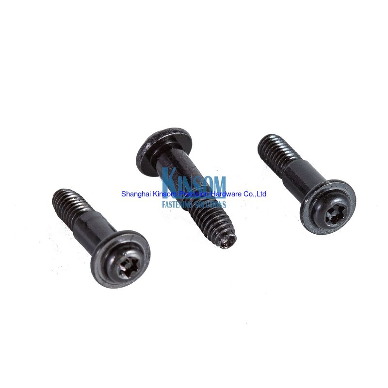 TORX flange taptite thread screws black zinc coating customized fasteners