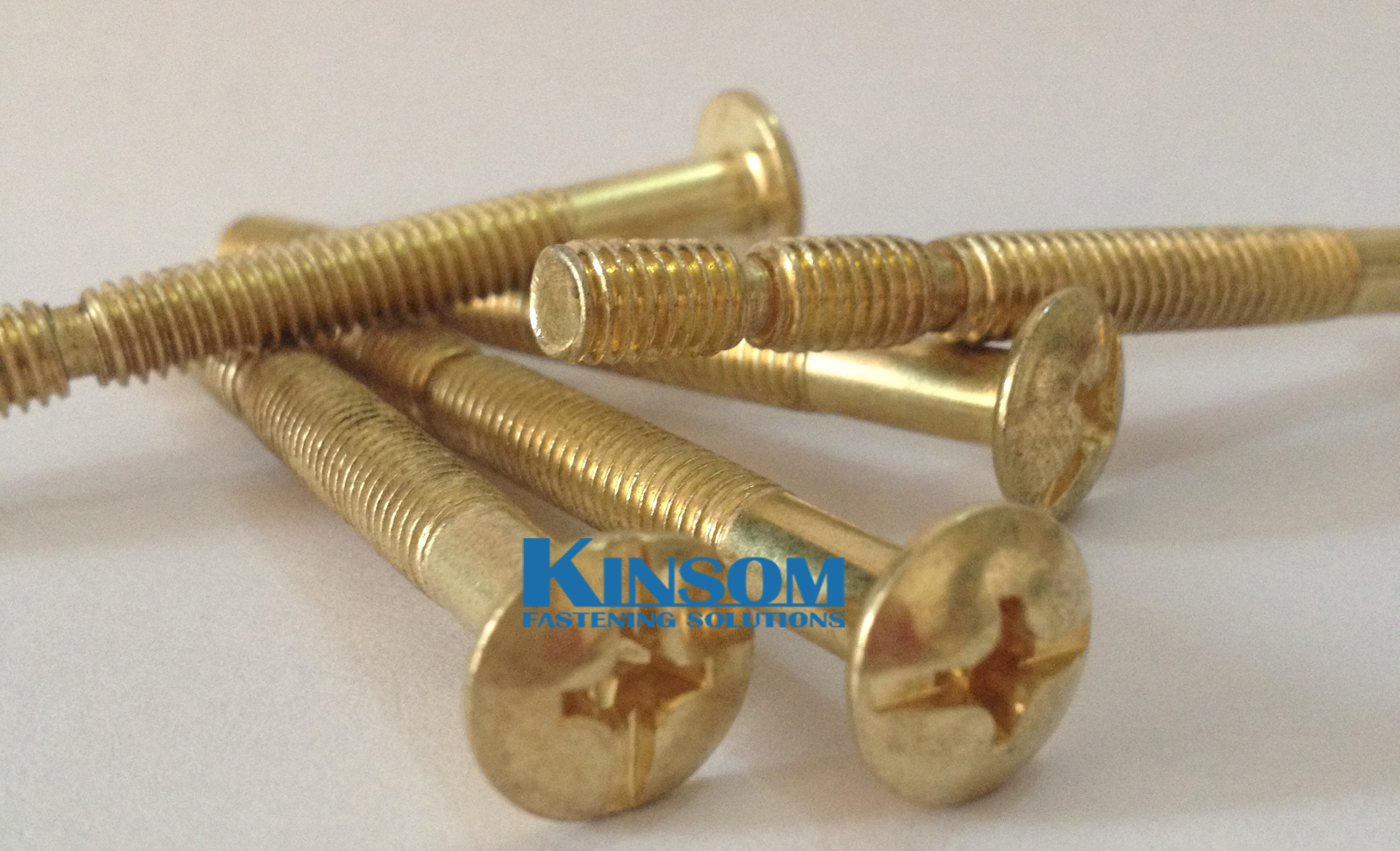 Brass plated Snap off thread phillips bolts kitchen handle door