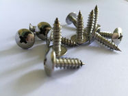 Stainless steel self tapping screw with pan cross head polishing special fastener