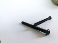 Sandblasting black coating screw stainless steel 304 316 with pan cross phillips head M4*50