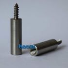 Stainless steel double head bolts with self tapping and machine inner thread machining parts