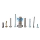 Hex full thread bolt steel fasteners with nickel coating standard or non standard