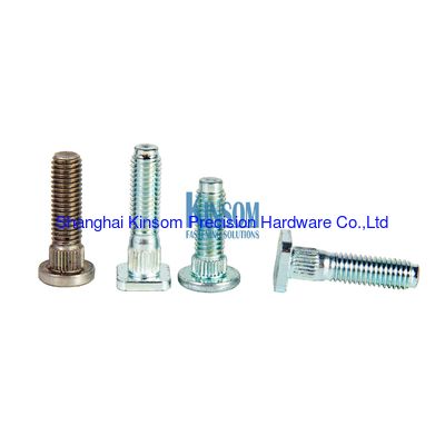 quality  Flat head with knurling step welding bolts automotive fasteners M6 M8 factory