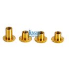 Rivet nut knurled on the head internal thread customized copper fasteners accessories