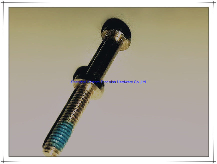 Stainless steel special double-head bolts with nylok for elctronics