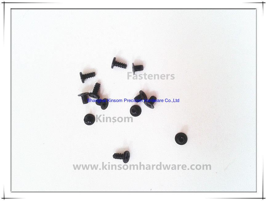 Cross recessed flat head electrical small screw for Telephone，watch assembly