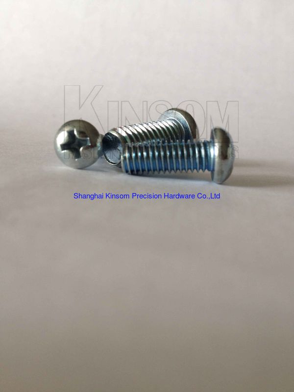 Phillips pan head machine screws special cold forging SWRCH 22A Zinc plated Screws