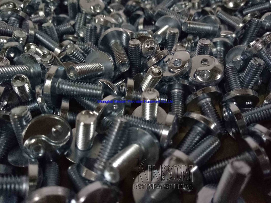 Special head machine screws zinc coating M6 M8 cold forging screw grade 10.9 12.9