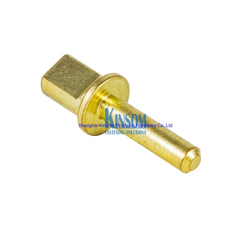 special head flange pins kinsom fasteners copper coating no thread bolts