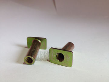 Square self-clinching nuts with color zinc plating and internal thread