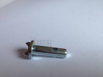 Precision special head clevis pivot pin bolts hole on shank zinc finish