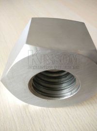 Precision machining parts heavy special thread rods with hexagon nuts