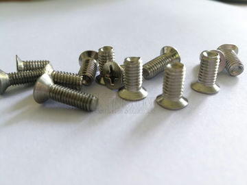 Stainless steel screw M4*10 countersunk cross phillips head hexagonal machine thread