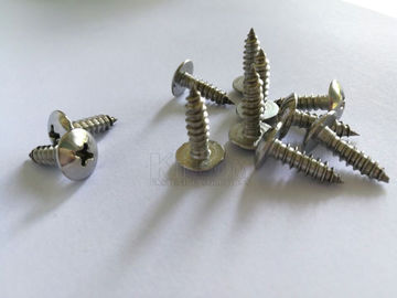 Stainless steel self tapping screw with pan cross head polishing special fastener