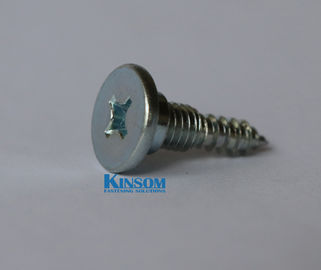 Flat philips head step self tapping screws M3-12 double thead machine screws