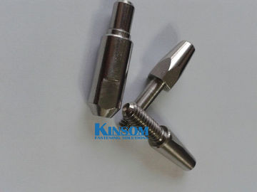 Special SUS step screw with shallow slot machining part