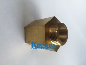 Precision machining parts CNC hexagon copper turning accessories kinsom fasteners