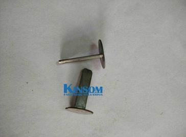 T slot solid rivets flat head speciality cold formed fasteners for lock accessories