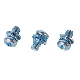 Phillips pan head machine screws with flat split washer 3 parts zinc coating kinsom fasteners