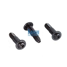 triangular machine plastitio type S3Flange Washer sheet metal Tri-lobular thread screws black zinc coating customized fasteners