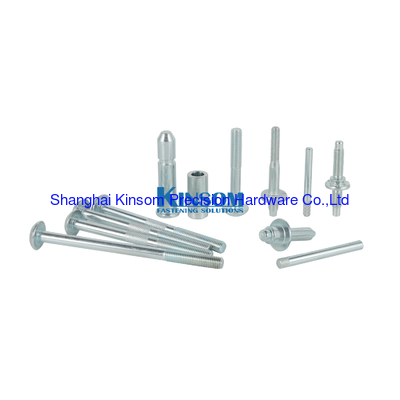 Stud bolt with zinc coating M4-M16 steel 10B21 grade 8.8 kinsom fastener